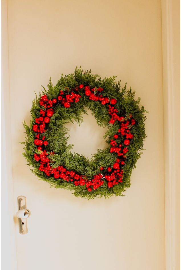 Guirlanda Natalina Folhagens e Frutos 46Øcm Natal -2-